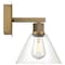 Access Lighting Port Nine Martini, Martini LED Wall Sconce, Antique Brushed Brass Finish, Clear Glass 63143LEDDLP-ABB/CLR - alternate 9